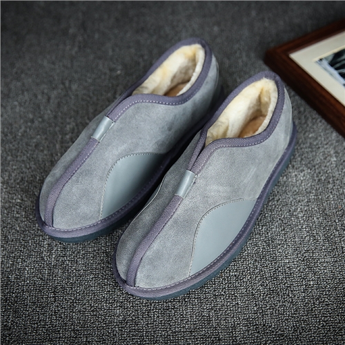 Boots - chaussures en Nubuck ronde pour hiver - national Wind - semelle caoutchouc - Ref 952403