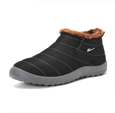 Boots - chaussures en coton WARRIOR ronde pour hiver - loisir - semelle tpu - Ref 952410