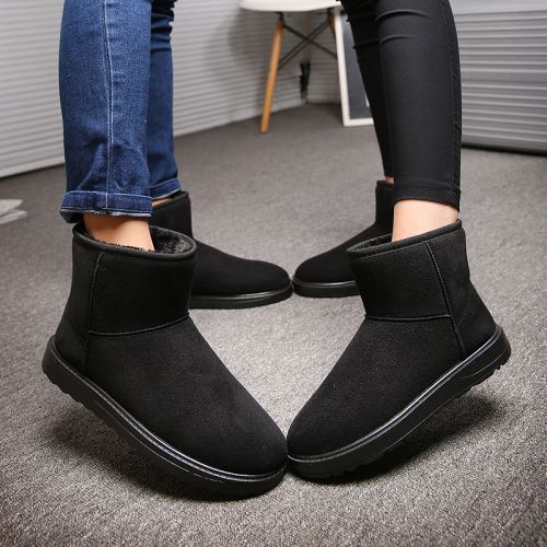 Boots - chaussures en ronde pour hiver - semelle caoutchouc - Ref 952508
