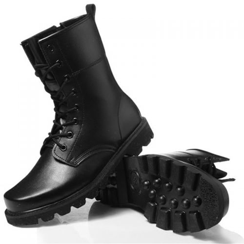 Boots - chaussures en plancher de cuir, En plus de de vache, ronde pour hiver - simple - semelle EVA - Ref 952540