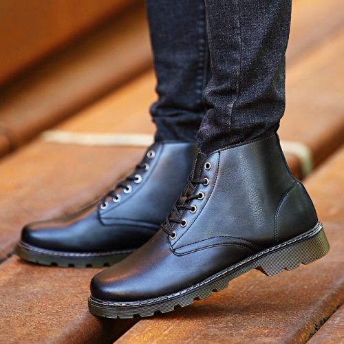 Boots - chaussures en Microfiber KALORZZE ronde pour hiver - semelle caoutchouc - Ref 952588