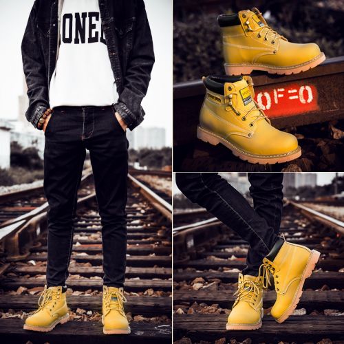 Boots - chaussures en PU MEDIUS POWER ronde pour hiver - Angleterre - semelle caoutchouc - Ref 952596