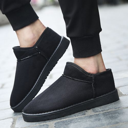 Boots - chaussures en GOLSSOU ronde pour hiver - semelle caoutchouc - Ref 952598