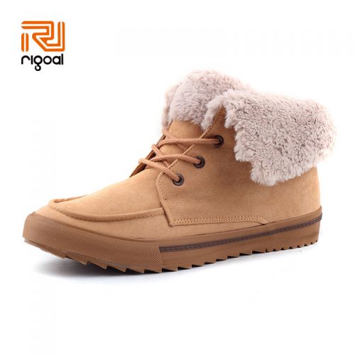 Boots - chaussures en RIGOAL ronde pour hiver - Angleterre - semelle caoutchouc - Ref 952604
