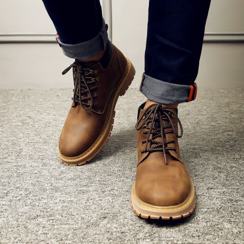 Boots - chaussures en Microfiber OKKO ronde pour hiver - loisir - semelle TPR - Ref 952649