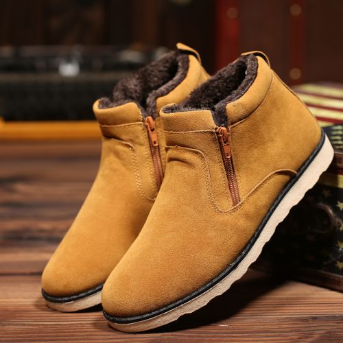 Boots - chaussures en ronde pour hiver - semelle caoutchouc - Ref 952685