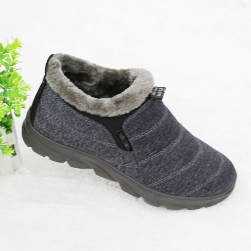 Boots - chaussures en coton WARRIOR ronde pour hiver - loisir - semelle PU - Ref 952693