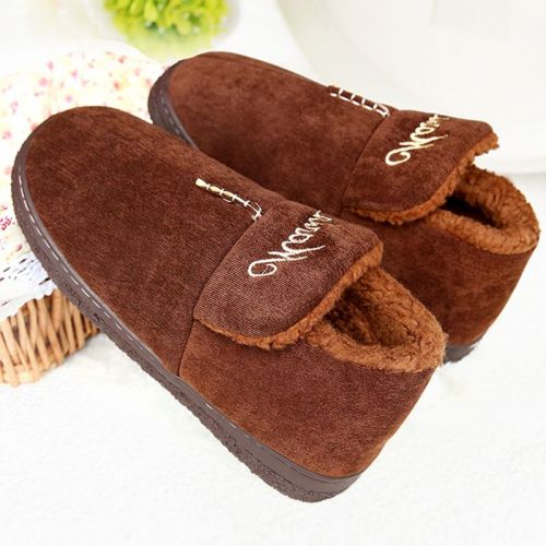 Boots - chaussures en velours côtelé ronde pour hiver - loisir - semelle caoutchouc - Ref 952720