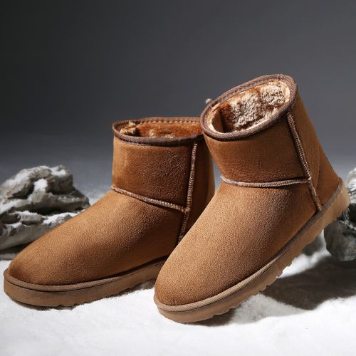 Boots - chaussures en ronde pour hiver - loisir - semelle caoutchouc - Ref 952730