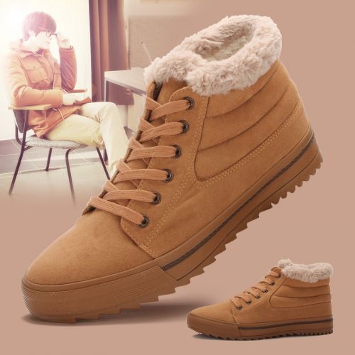 Boots - chaussures en chamois RIGOAL ronde pour hiver - Angleterre - semelle caoutchouc - Ref 952742