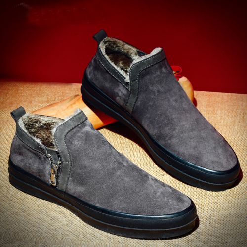 Boots - chaussures en ronde pour hiver - tendance des jeunes - semelle caoutchouc - Ref 952747