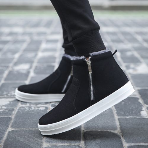 Boots - chaussures en Nubuck EUORIUM ronde pour hiver - loisir - semelle caoutchouc - Ref 952751