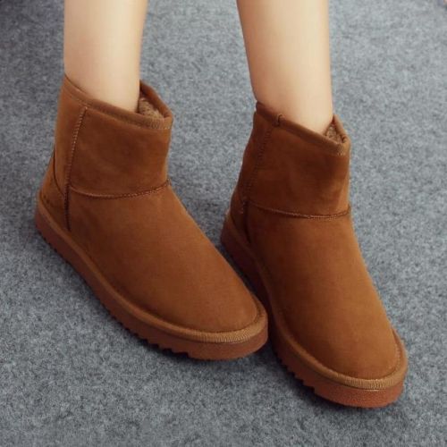 Boots - chaussures en ronde pour hiver - loisir - semelle caoutchouc - Ref 952782