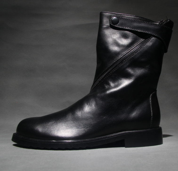 Boots - chaussures en Première couche de cuir, En plus de de vache, GANGKU - Ref 952786