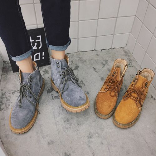 Boots - chaussures dont première couche de peau de porc ronde pour hiver - semelle TPR - Ref 952802
