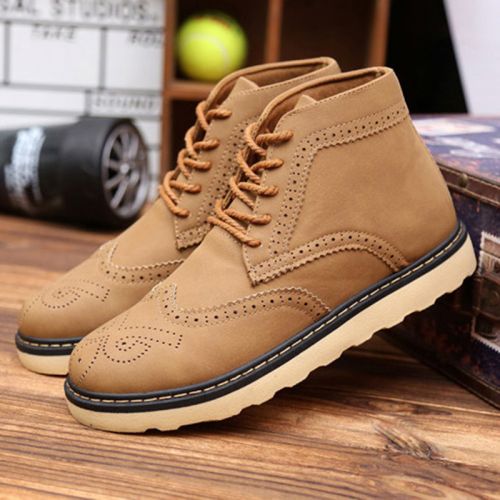 Boots - chaussures en PU ronde pour printemps - semelle caoutchouc - Ref 952840