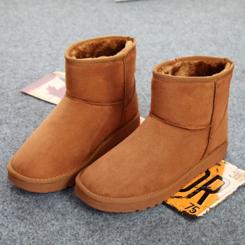 Boots - chaussures en ronde pour hiver - semelle caoutchouc - Ref 952881
