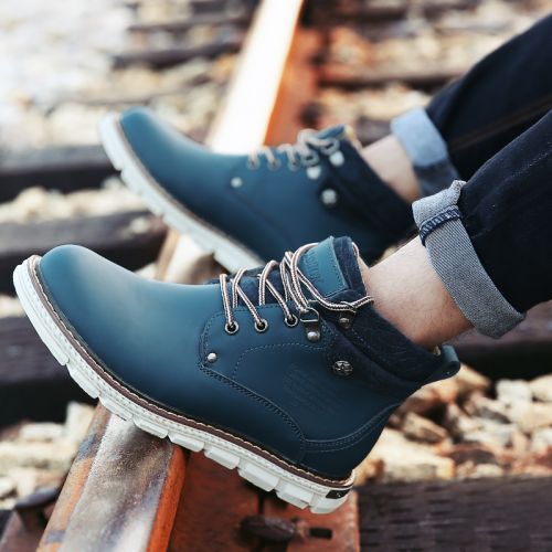 Boots - chaussures en engrener ronde pour printemps - loisir - semelle caoutchouc - Ref 952905