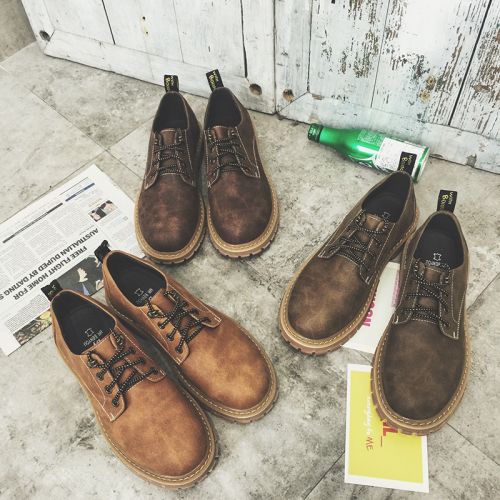 Boots - chaussures en Ercengzhupi ronde pour printemps - semelle caoutchouc - Ref 952912