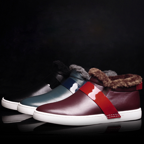 Boots - chaussures en cuir METESE ronde pour hiver - loisir - semelle caoutchouc - Ref 952933