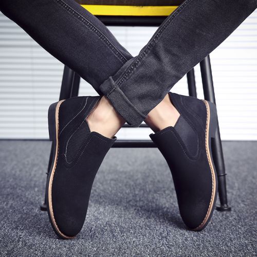 Boots - chaussures en ALFVEN ronde pour hiver - tendance des jeunes - semelle caoutchouc - Ref 952974