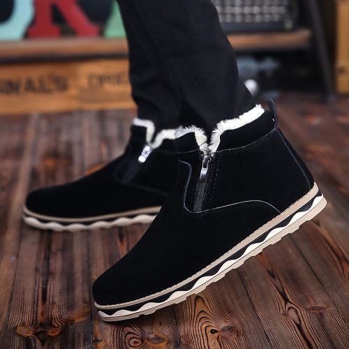 Boots - chaussures en ronde pour hiver - semelle caoutchouc - Ref 952976