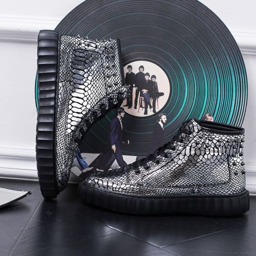 Boots - chaussures en Première couche de cuir, En plus de de vache, ronde pour printemps - tendance des jeunes - semelle