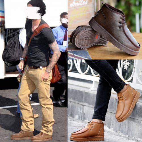 Boots - chaussures en PU ZUSMAN ronde pour hiver - Angleterre - semelle caoutchouc - Ref 953044