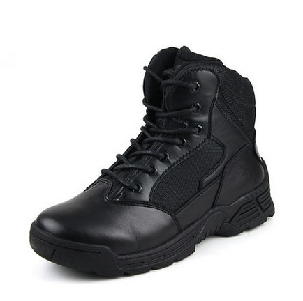 Boots - chaussures en cuir ronde pour printemps - mouvement - semelle caoutchouc - Ref 953092