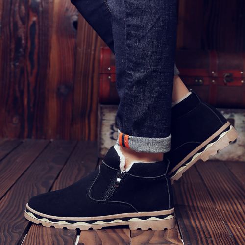 Boots - chaussures en ronde pour hiver - tendance des jeunes - semelle caoutchouc - Ref 953108