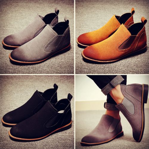 Boots - chaussures en ronde pour printemps - japonais - semelle caoutchouc - Ref 953171