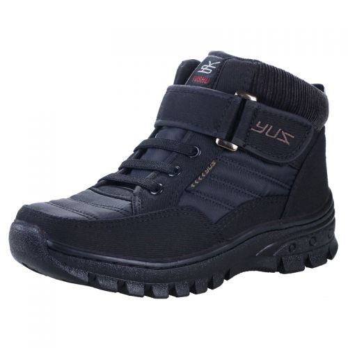 Boots - chaussures en coton ronde pour hiver - loisir - semelle caoutchouc - Ref 953221