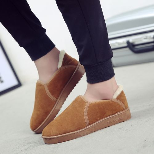 Boots - chaussures en ronde pour hiver - simple - semelle caoutchouc - Ref 953293