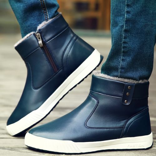 Boots - chaussures en Microfiber FOREST GIANT&AMP ronde pour hiver - loisir - semelle caoutchouc - Ref 953325