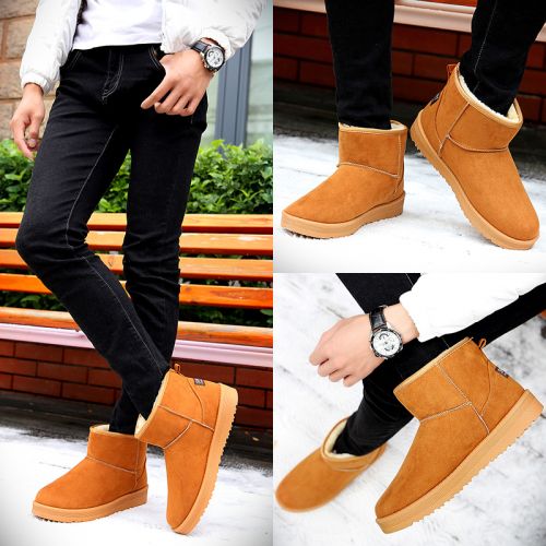 Boots - chaussures en Nubuck 1CCO ronde pour hiver - Angleterre - semelle caoutchouc - Ref 953333