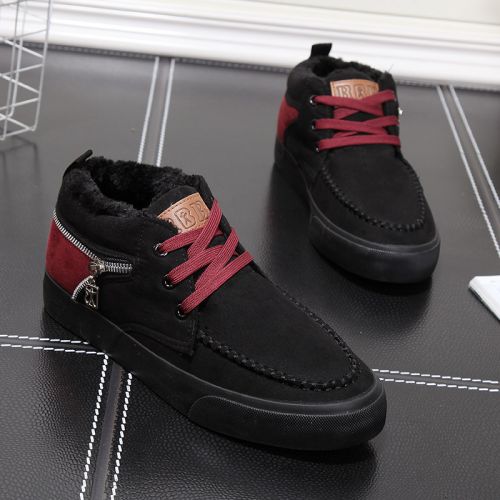 Boots - chaussures en ronde pour hiver - semelle caoutchouc - Ref 953357
