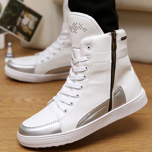 Boots - chaussures en PU YGERBULI ronde pour hiver - tendance des jeunes - semelle caoutchouc - Ref 953365
