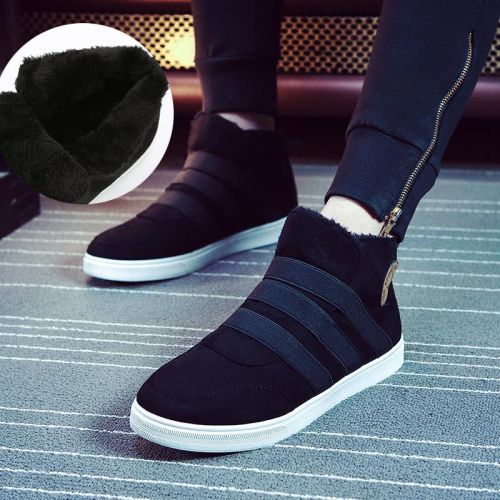 Boots - chaussures en ronde pour hiver - loisir - semelle caoutchouc - Ref 953383