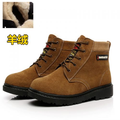 Boots - chaussures en PU ronde pour hiver - Angleterre - semelle caoutchouc - Ref 953445