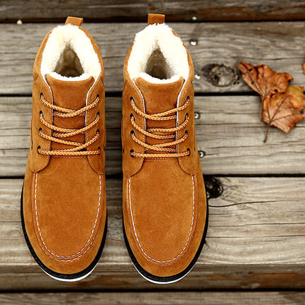 Boots - chaussures en ronde pour hiver - loisir - semelle caoutchouc - Ref 953495