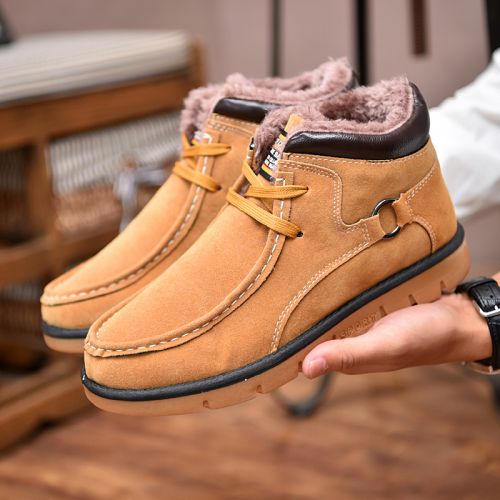 Boots - chaussures en PU ronde pour hiver - loisir - semelle TPR - Ref 953499