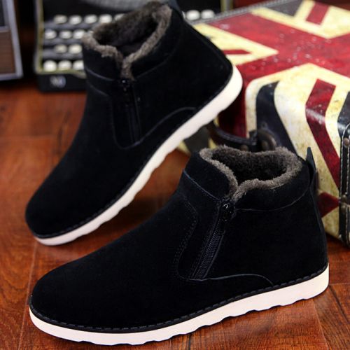 Boots - chaussures en ronde pour hiver - tendance des jeunes - semelle caoutchouc - Ref 953524