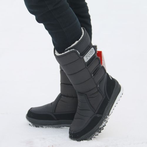 Boots - chaussures en PU ronde pour hiver - loisir - semelle caoutchouc mousse EVA - Ref 953625