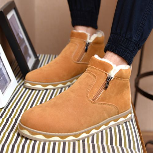 Boots - chaussures en ronde pour hiver - Angleterre - semelle caoutchouc - Ref 953638