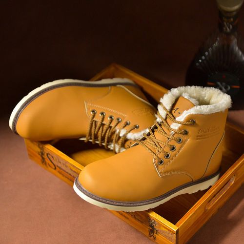 Boots - chaussures en PU ronde pour hiver - loisir - Ref 953675
