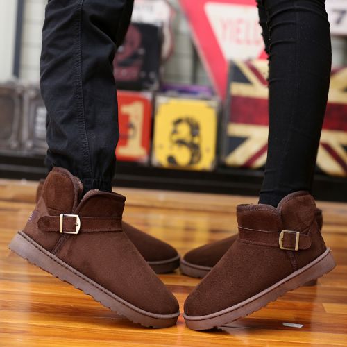 Boots - chaussures en ronde pour hiver - tendance des jeunes - semelle caoutchouc - Ref 953690