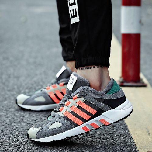 Boots - chaussures en de vache ronde pour hiver - loisir - semelle caoutchouc - Ref 953788