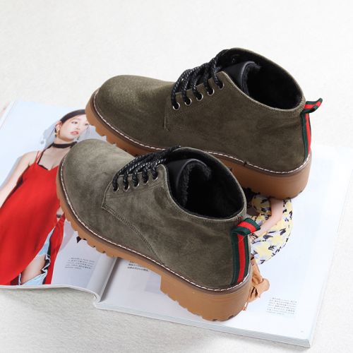 Boots - chaussures en Ercengzhupi ronde pour hiver - loisir - semelle caoutchouc - Ref 953808