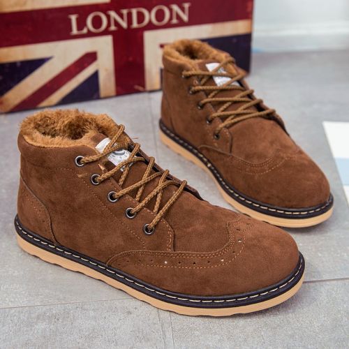 Boots - chaussures en ronde pour hiver - loisir - semelle caoutchouc - Ref 953815