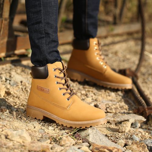 Boots - chaussures en PU ronde pour hiver - Europe - semelle caoutchouc - Ref 953829